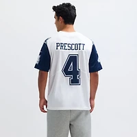 Men's Nike Dak Prescott Dallas Cowboys White Color Rush Vapor Limited Jersey