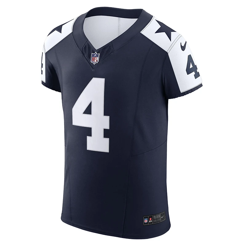Men's Nike Dak Prescott Navy Dallas Cowboys Alternate Vapor F.U.S.E. Elite Jersey