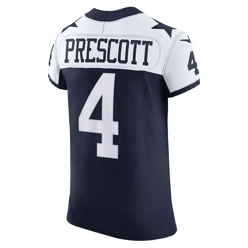 Men's Nike Dak Prescott Navy Dallas Cowboys Alternate Vapor F.U.S.E. Elite Jersey