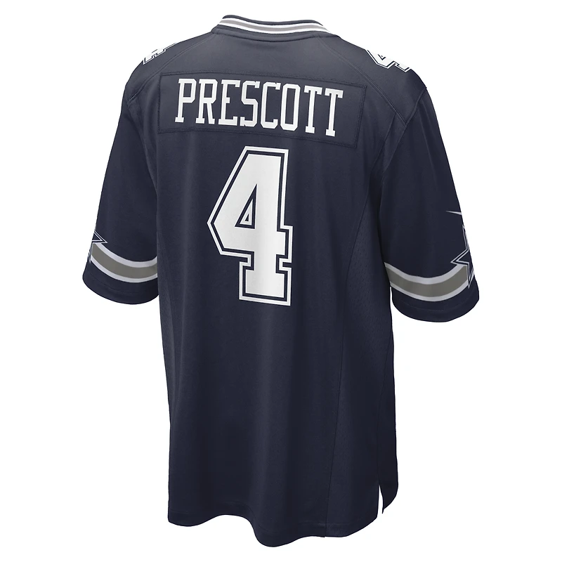 Men's Nike Dak Prescott Navy Dallas Cowboys Game Team Jersey