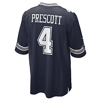 Men's Nike Dak Prescott Navy Dallas Cowboys Game Team Jersey