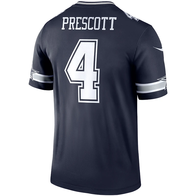 Haut Nike Dak Prescott bleu marine pour homme, joueur légendaire des Cowboys de Dallas