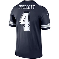 Haut Nike Dak Prescott bleu marine pour homme, joueur légendaire des Cowboys de Dallas