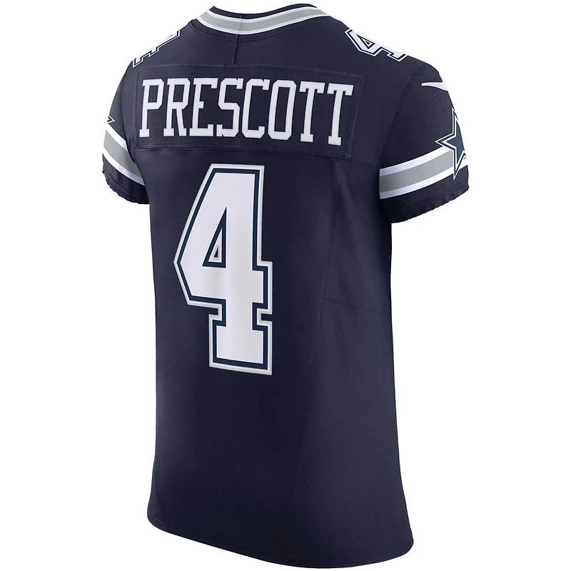 Maillot Nike Dak Prescott bleu marine pour homme des Cowboys de Dallas Vapor F.U.S.E. Elite