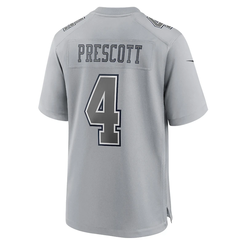 Nike Dak Prescott Silver Dallas Cowboys Atmosphere Fashion Game pour homme - Maillot