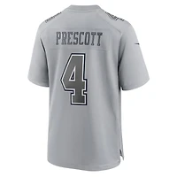 Nike Dak Prescott Silver Dallas Cowboys Atmosphere Fashion Game pour homme - Maillot
