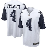 Men's Nike Dak Prescott White Dallas Cowboys Alternate Game Team Jersey