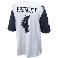 Men's Nike Dak Prescott White Dallas Cowboys Alternate Game Team Jersey