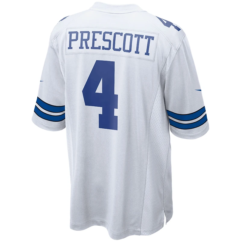 Maillot Nike Dak Prescott pour homme, blanc, équipe de match des Dallas Cowboys