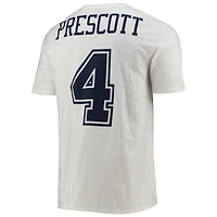 T-shirt avec nom et numéro Nike Dak Prescott Dallas Cowboys Player Pride Color Rush pour homme, blanc