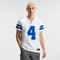Nike Dak Prescott pour homme Blanc Dallas Cowboys Vapor F.U.S.E. Maillot Élite