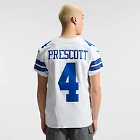Nike Dak Prescott pour homme Blanc Dallas Cowboys Vapor F.U.S.E. Maillot Élite