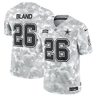 Maillot Nike DaRon Bland Arctic Camo Dallas Cowboys 2024 Salute to Service Limited pour homme