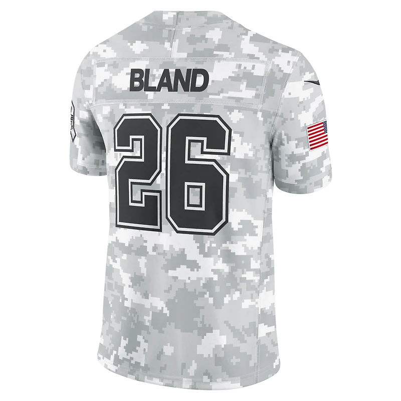 Maillot Nike DaRon Bland Arctic Camo Dallas Cowboys 2024 Salute to Service Limited pour homme