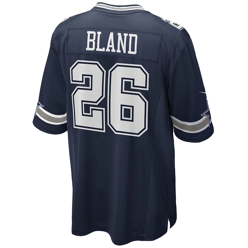 Maillot de match Nike DaRon Bland pour hommes, bleu marine, Dallas Cowboys
