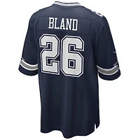 Maillot de match Nike DaRon Bland pour hommes, bleu marine, Dallas Cowboys