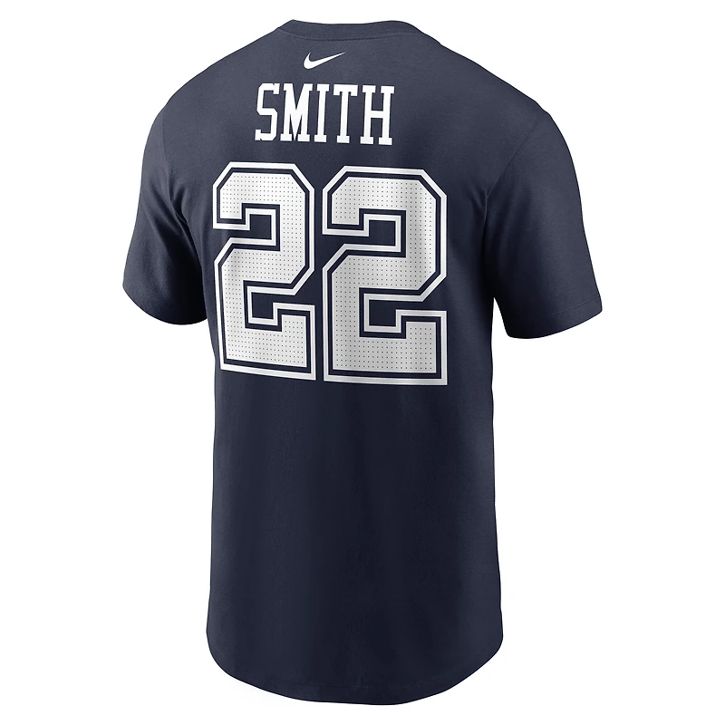 Men's Nike Emmitt Smith Navy Dallas Cowboys Retired Name & Number T-Shirt