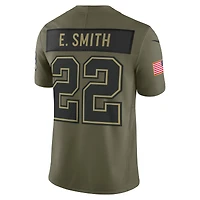 Men's Nike Emmitt Smith Olive Dallas Cowboys 2025 Salute to Service Retired Limited Jersey
