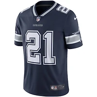 Men's Nike Ezekiel Elliott White Dallas Cowboys Vapor Limited Player Jersey