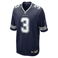 Maillot Nike George Pickens bleu marine des Cowboys de Dallas pour homme