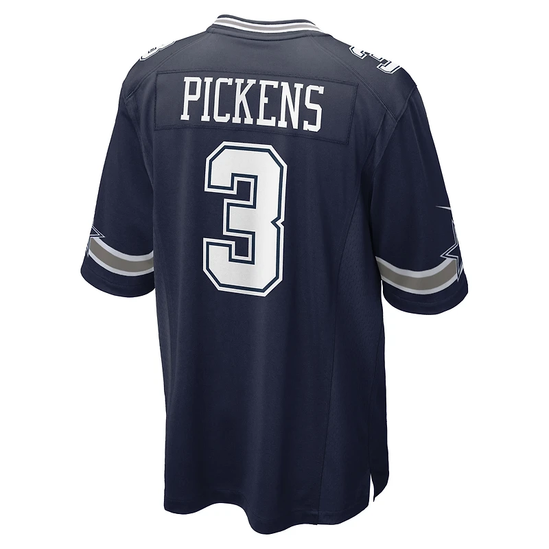 Maillot Nike George Pickens bleu marine des Cowboys de Dallas pour homme
