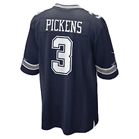 Maillot Nike George Pickens bleu marine des Cowboys de Dallas pour homme