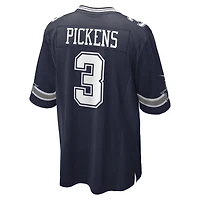 Men's Nike George Pickens White Dallas Cowboys Game Jersey