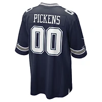 Men's Nike George Pickens Navy Dallas Cowboys Game Jersey