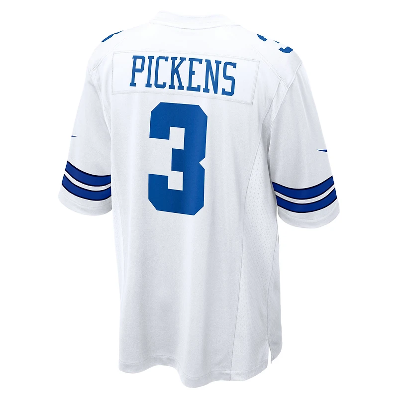 Maillot Nike George Pickens blanc des Cowboys de Dallas pour homme