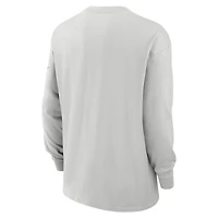 T-shirt à manches longues Nike gris Dallas Cowboys Essential Heavy Max90 pour homme