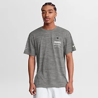 Men's Nike Navy Dallas Cowboys Sideline Double Covered Dri-FIT Velocity T-Shirt