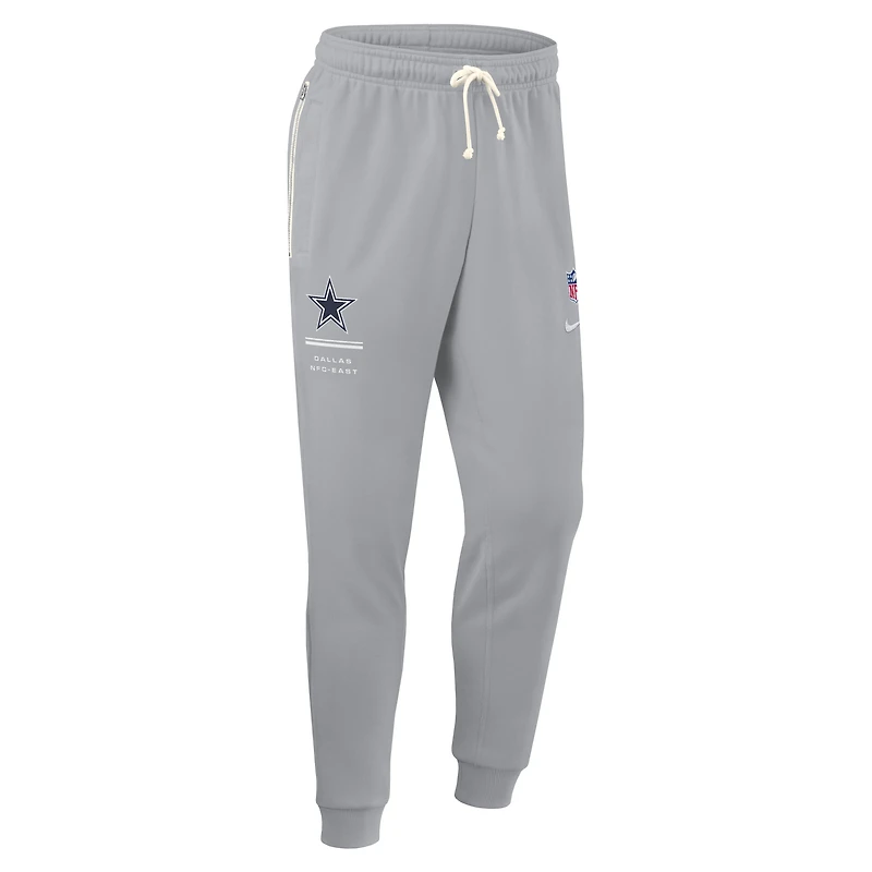 Men's Nike Gray Dallas Cowboys Sideline Standard Issue Dri-FIT Taper Pants