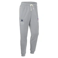 Men's Nike Gray Dallas Cowboys Sideline Standard Issue Dri-FIT Taper Pants