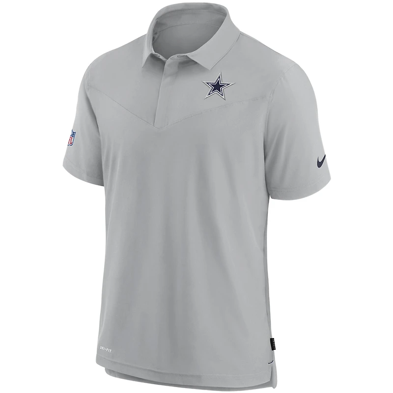 Nike pour homme Gris Dallas Cowboys Sideline UV Performance - Polo