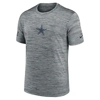 Men's Nike Gray Dallas Cowboys Sideline Velocity Dri-FIT T-Shirt