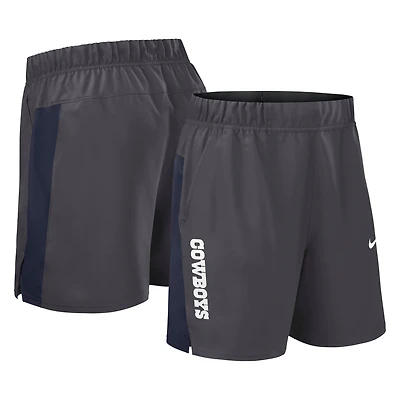 Men's Nike Navy Dallas Cowboys Woven Victory Dri-FIT Shorts