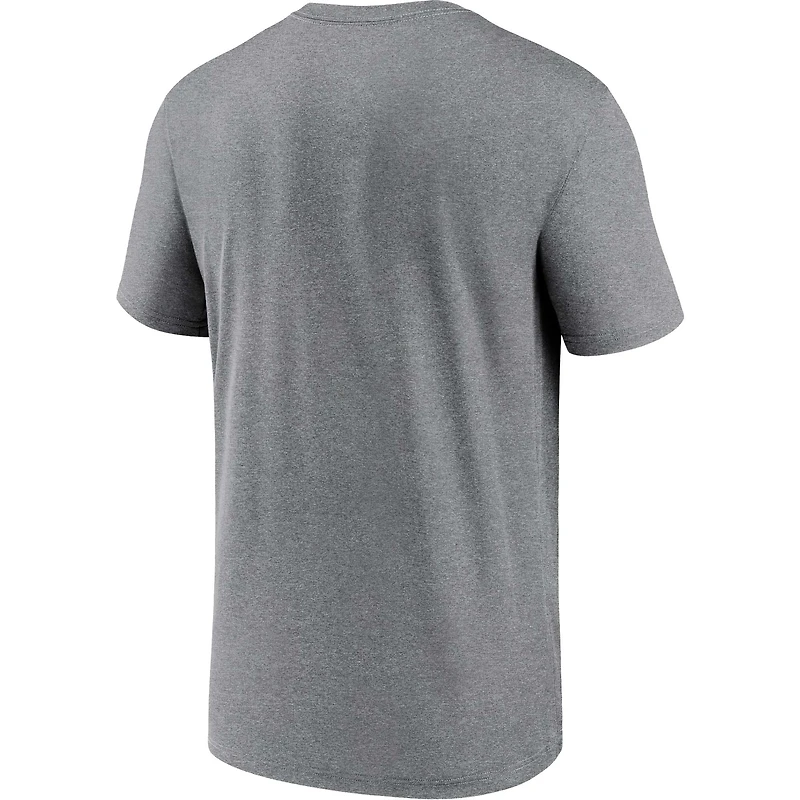 T-shirt Nike Dri-FIT pour homme, couleur gris anthracite chin