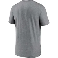T-shirt Nike Dri-FIT pour homme, couleur gris anthracite chin