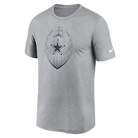 T-shirt Nike blanc Dallas Cowboys Primetime Legend Icon Performance pour homme