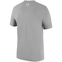 T-shirt Nike Dallas Cowboys Sideline Legend Staff Performance pour homme, gris chiné