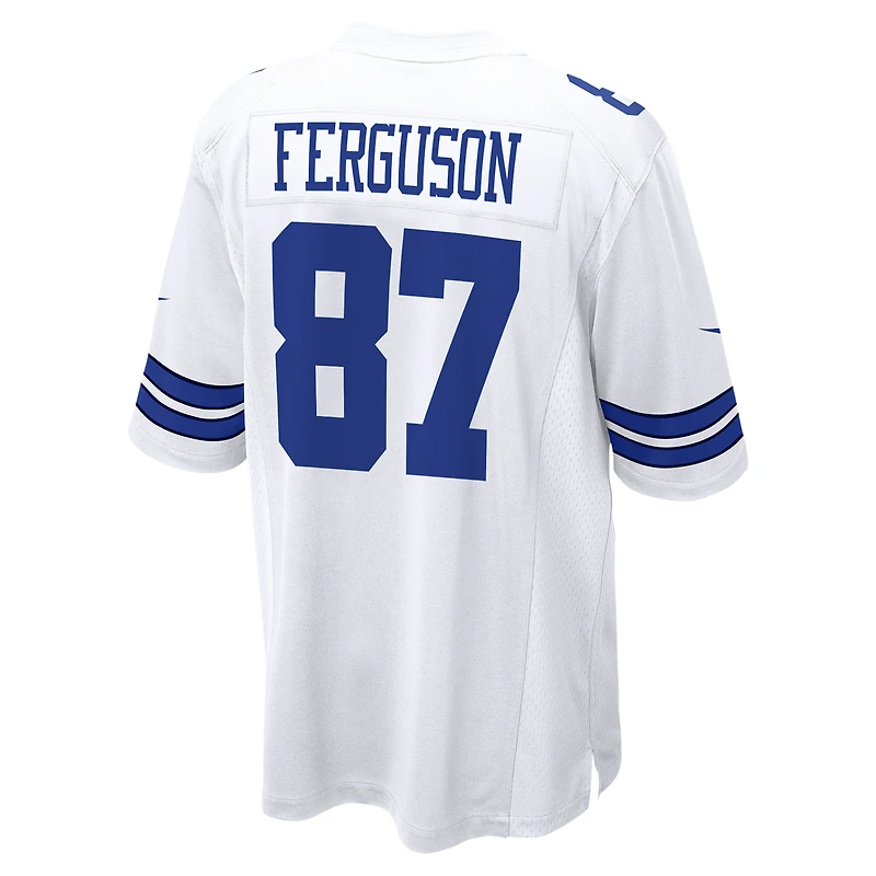 Maillot de match Nike Jake Ferguson pour hommes, blanc, Dallas Cowboys