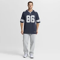Maillot de match l'équipe Nike Luke Schoonmaker pour hommes, bleu marine, Dallas Cowboys