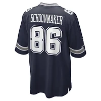 Men's Nike Luke Schoonmaker  Navy Dallas Cowboys Team Game Jersey