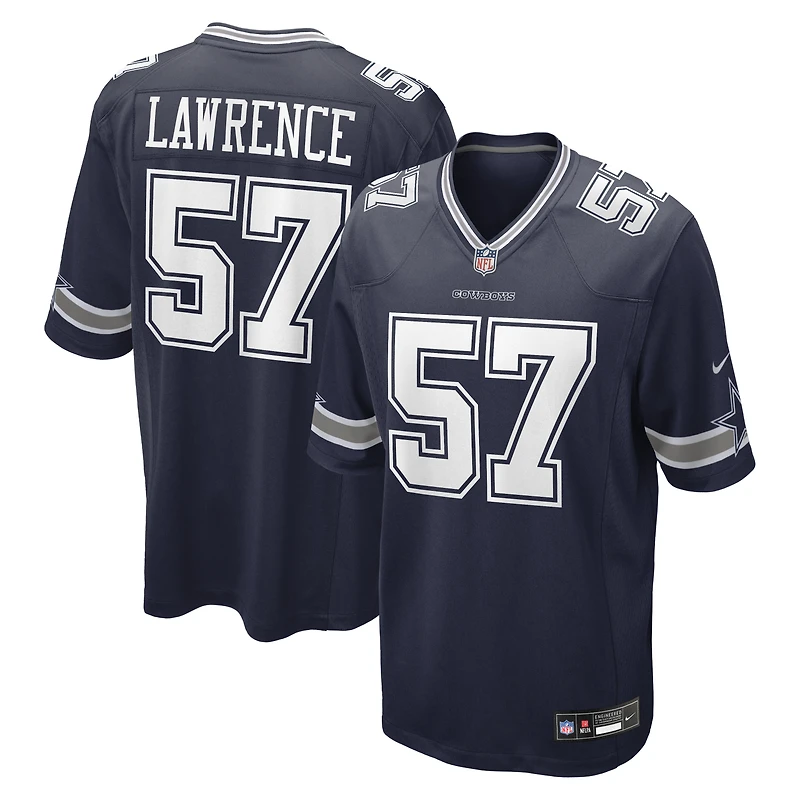Maillot de match Nike Malachi Lawrence blanc des Dallas Cowboys pour homme