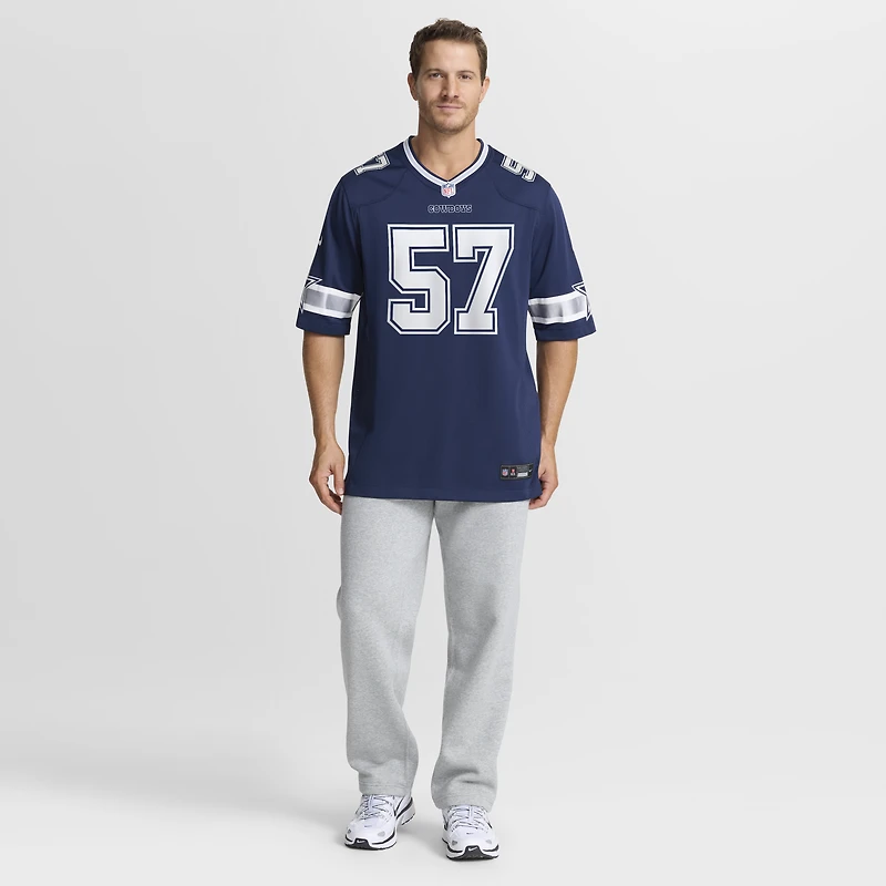 Men's Nike Malachi Lawrence White Dallas Cowboys Game Jersey