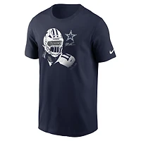 T-shirt graphique Nike Micah Parsons pour homme, bleu marine, joueur des Cowboys de Dallas