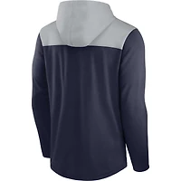 Sweat à capuche Nike Dallas Cowboys Athletic Lockup bleu marine/gris pour homme