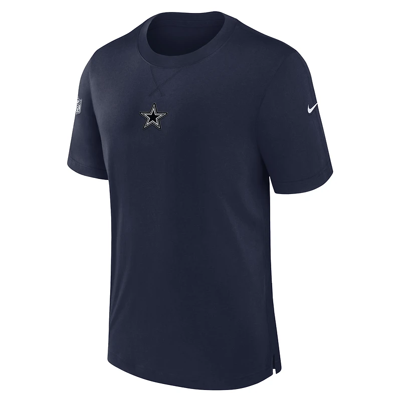 T-shirt Nike bleu marine Dallas Cowboys 2023 Sideline Performance pour homme