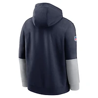 Sweat à capuche Nike bleu marine Dallas Cowboys 2024 Sideline Club pour homme