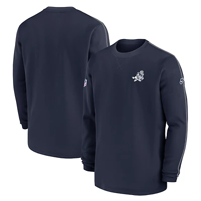 Sweat-shirt à capuche Nike bleu marine Dallas Cowboys 2024 Sideline Coach Vintage pour homme
